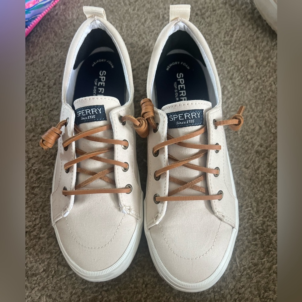 Woman sperry slip on sneakers
